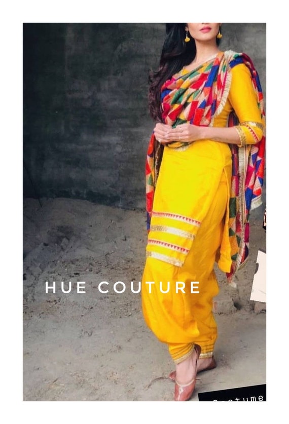 Buy UrbanStree Nimeesha Yellow Designer Anarkali Suit Set for Women Online