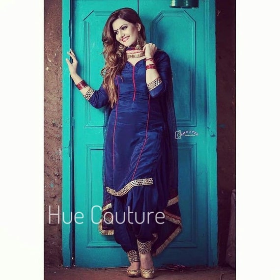 Bollywood Designer Celebrity Replica Dress New Indian Elegant Silk Salwar  Kameez | eBay