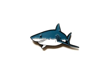 Oh...I'm so scared! Shark Soft Enamel Pin | Ocean Lover | Shark Lover | Cute Shark