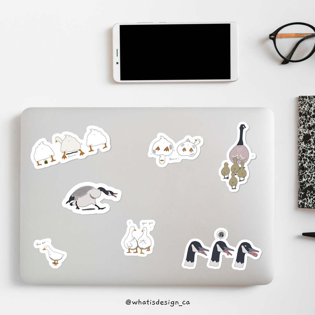 Sticker Bundle Goose Goose Duck Sticker Gift Pack Die-cut Vinyl Sticker Goose Duck Stickers ...