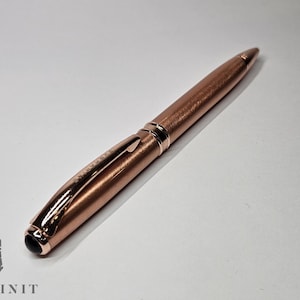 Classic Copper Ballpoint Pen with Black Cap - Unique Gift for Her Gift For Him, Thank you Gift, Perfect Gift, Custom Pen