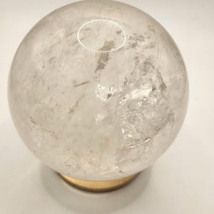 Clear Quartz Crystal Sphere The Master Healer Large Clear Quartz Crystal Sphere