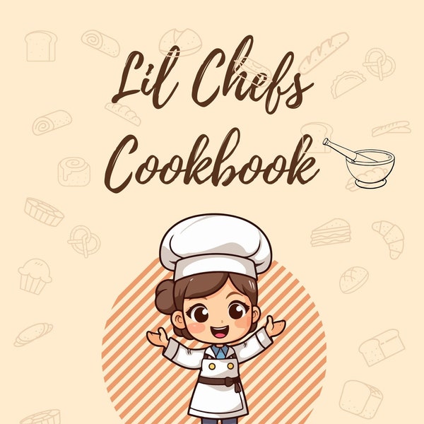 Lil Chef's Plant Based Cookbook with Affirmations - A simple and easy book with delicious &  nutritious recipes that any kid can make!