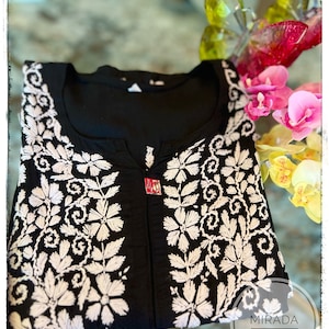 Lucknow Chikankari Modal Premium Cotton featuring exquisite embroidery