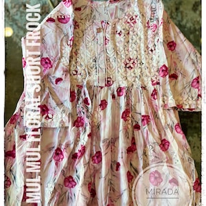 Cotton short frock design deals