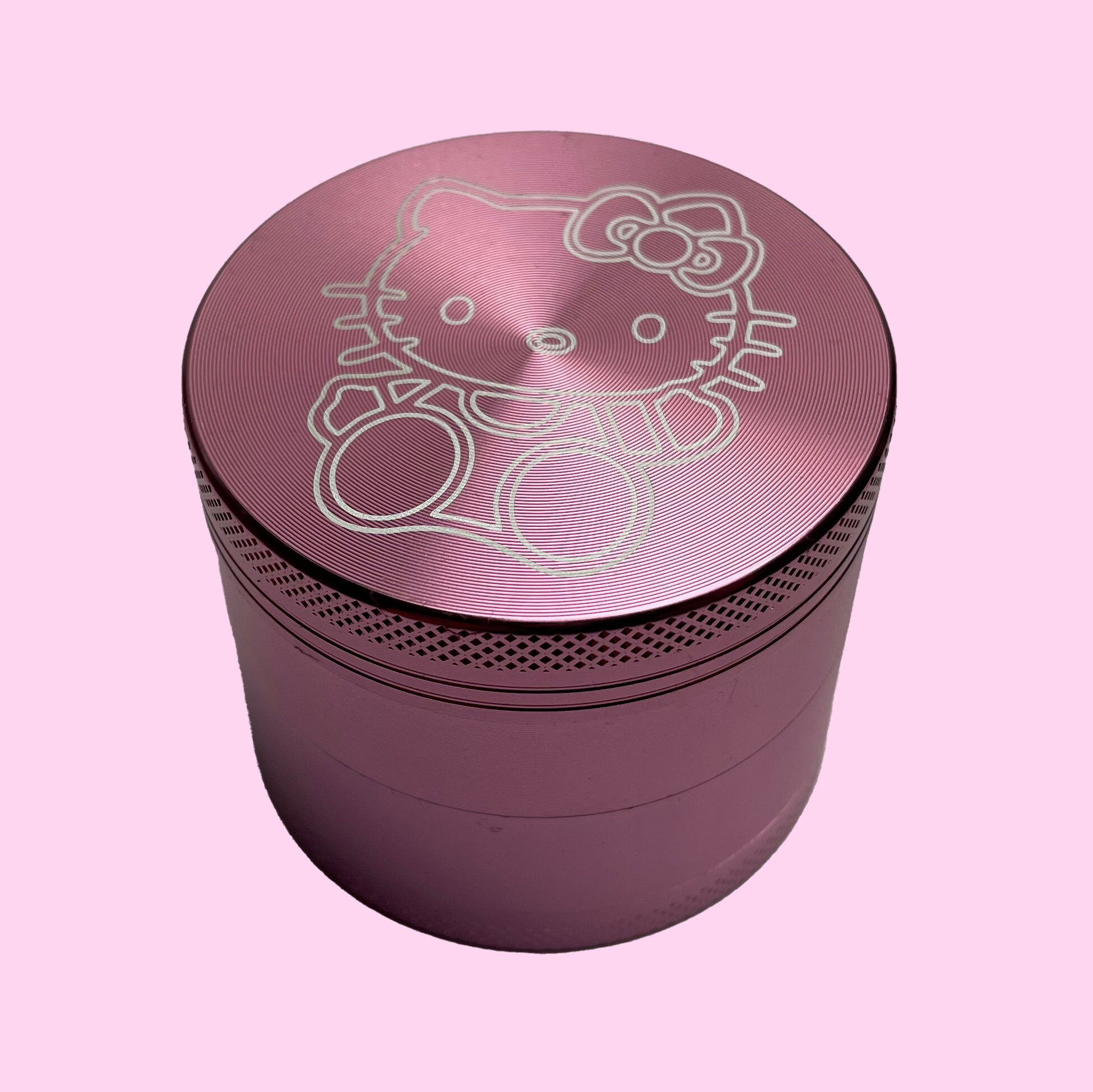 Kitty Herb Grinder Pink Grinder Sanrio Grinder Pink Cute Girly Grinder