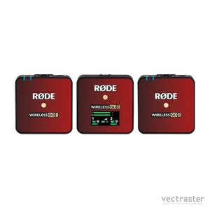 RODE Wireless GO II Vektor-Schnittdatei: Vinyl-Wrap Vorlage (Digitaler Download)