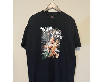 Vintage The Crocodile Hunter Steve Irwin Whoo He's Getting Cranky Shirt Sz XL