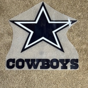 Dallas Cowboys Unique Football Star Custom Stencil – My Custom Stencils