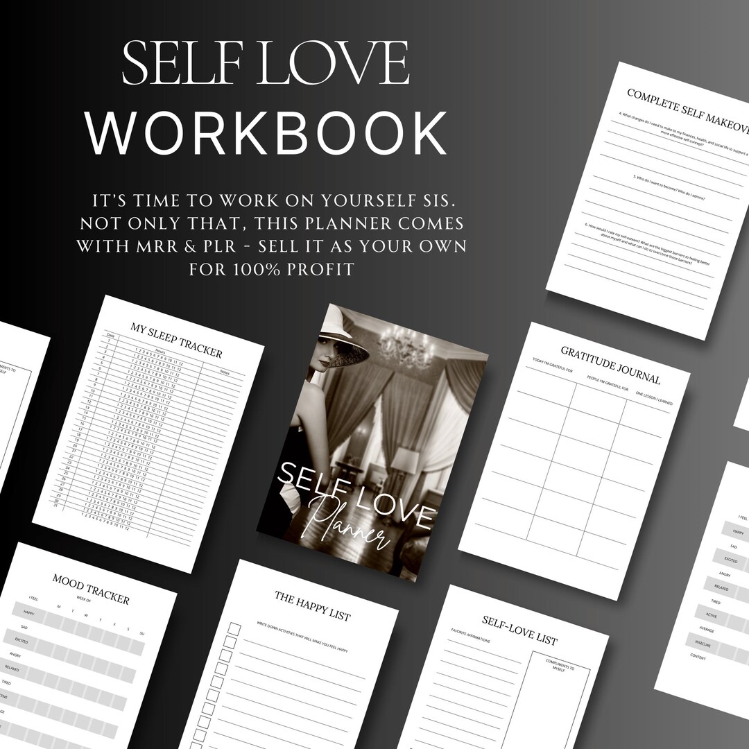 Self Care Planner With Master Resell Rights and Private Label Rights ...