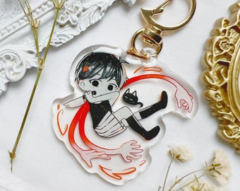 OMORI Sunny Keychain | OMORI | 2 Inch Glitter Epoxy Charm