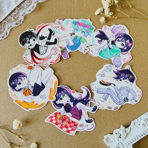 OMORI Stickers - Vinyl Laminated 2&quot;