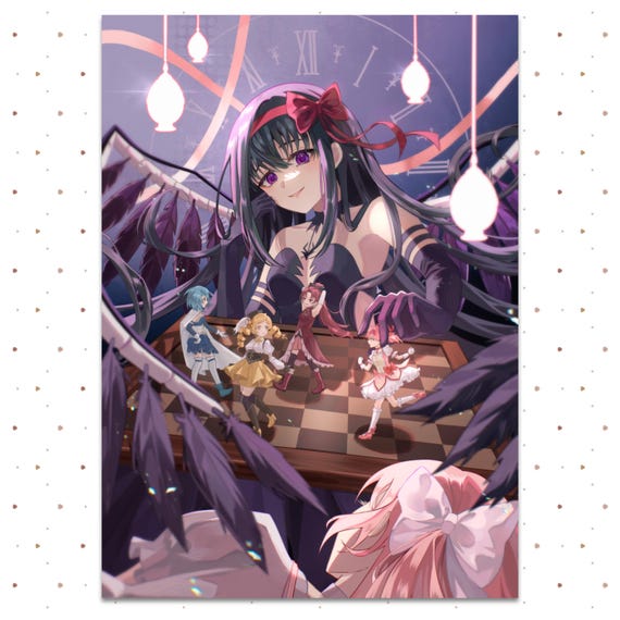 Homura Madoka Print | 5 X 7 / 11 X 17 Inch | Mahou Magica | PMMM