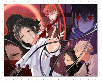 Akutagawa Ryuunosuke BSD 11x8.5&quot; Print