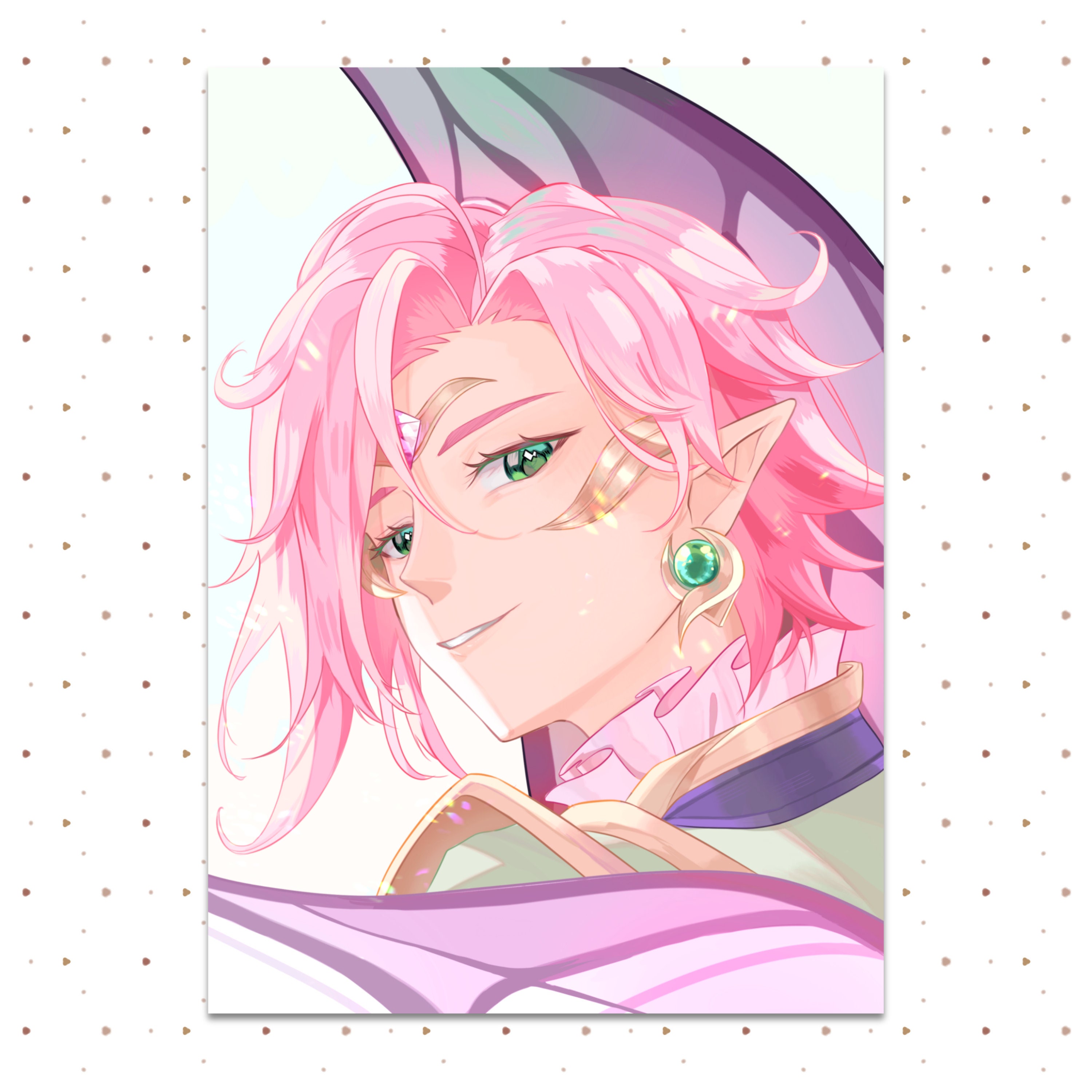 Fairy Court Ezreal LoL 5x7" Print