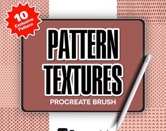Procreate Texturpinsel: Digital Art Pattern Brush Set (.brushset)