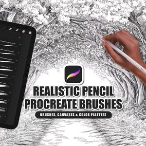 Procreate Bleistift Pinsel Set: 27 realistische Shading & Skizzier Pinsel (Magic Canvases)
