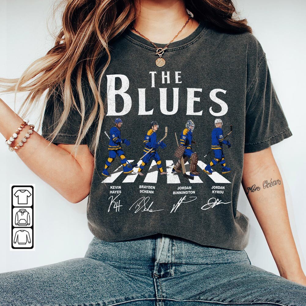 Youth Kids Navy Blue 2019 St Louis Blues Stanley Cup T-shirt M 10/12