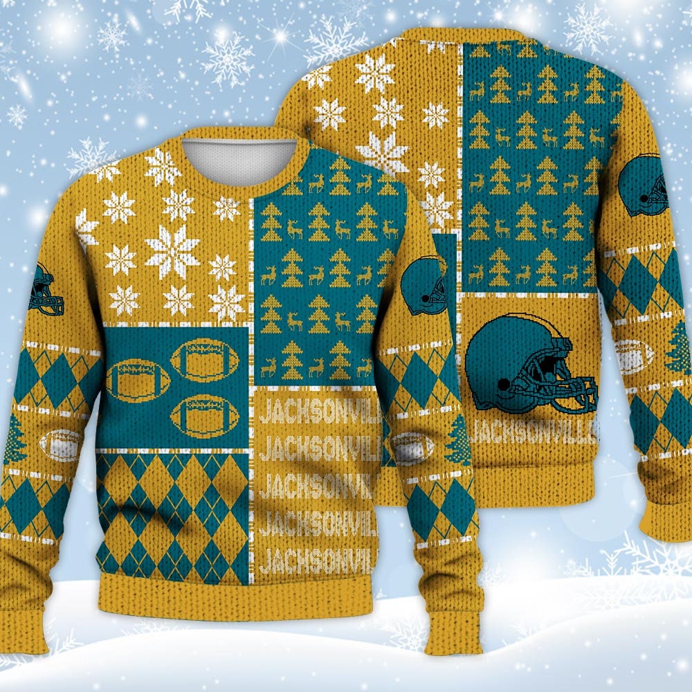 Discover Jacksonville Jaguars Christmas Football Ugly Sweater