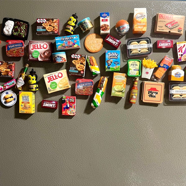 Random 5 Piece Mini Brands Food Magnets