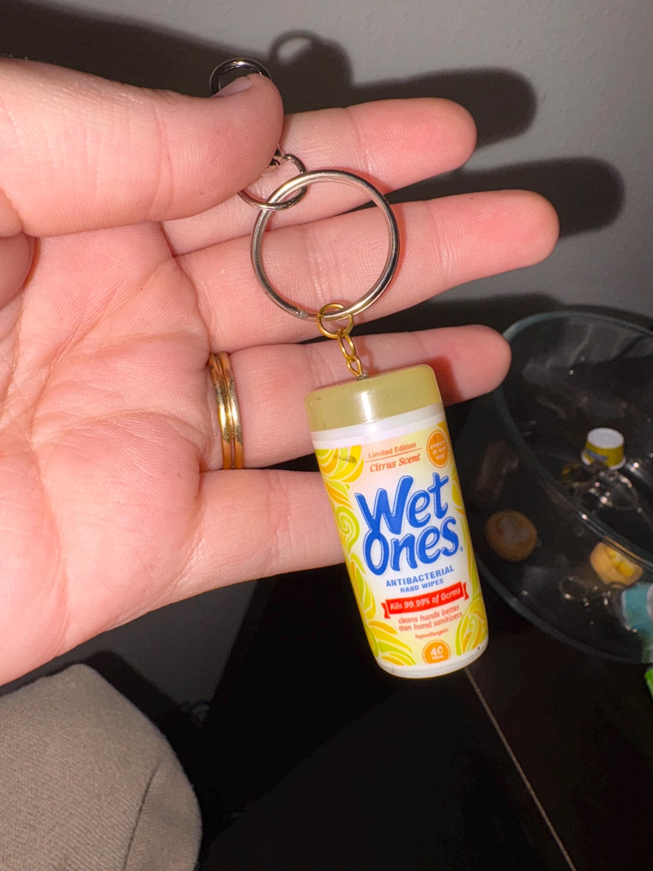 Mini Wet Wipes Keychain - Etsy