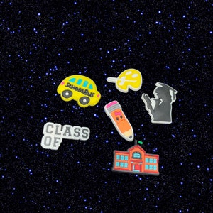 Random 8 Pc Teacher School Croc Charms