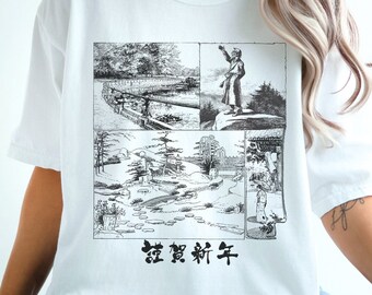 Japanese Aesthetic Shirt | Tattoo Art Tee | Soft Grunge Clothes | Japanese Streetwear | Aesthetic Tshirt | Edgy Clothing | Japanese Art Tee
