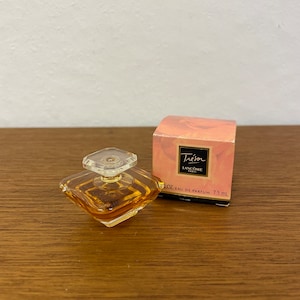 Mini Vintage Lancome Tresor Parfum Fragrance Miniature Bottle with OVP
