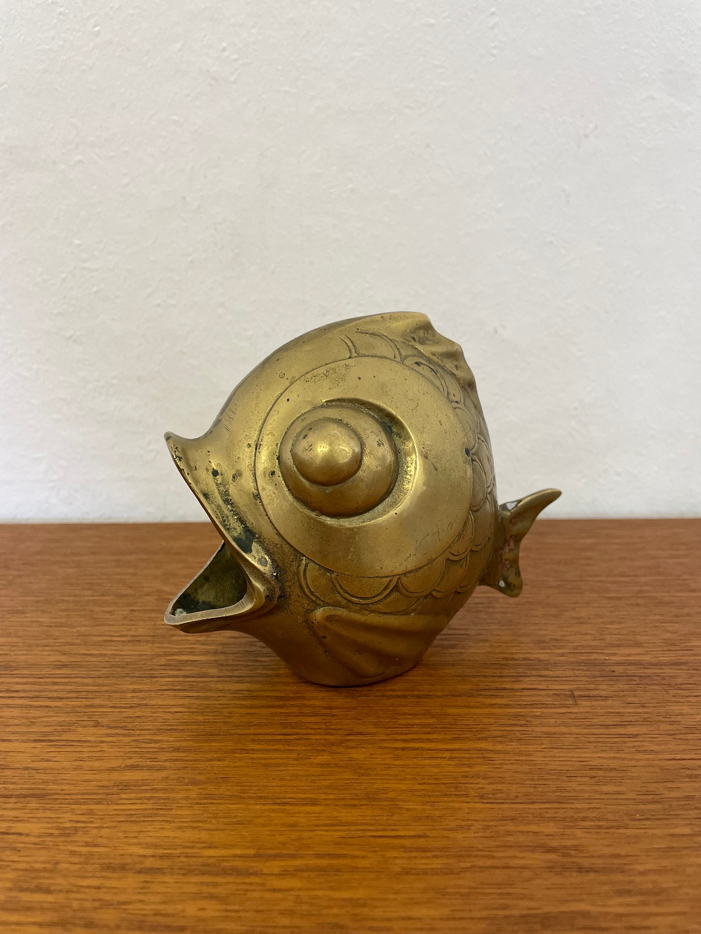 VINTAGE FISH ASHTRAY 真鍮 ヴィンテージ 熱帯魚 Vintage Fish Ashtray - Etsy