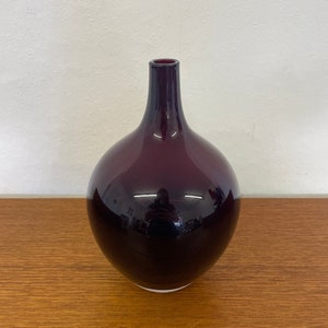 Purple-red vintage Ikea vase 16789 by Johanna Jeline made of glass