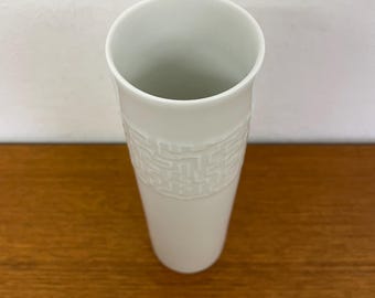 クーノ・フィッシャー作 ローゼンタール磁器花瓶 80年代 ヴィンテージ