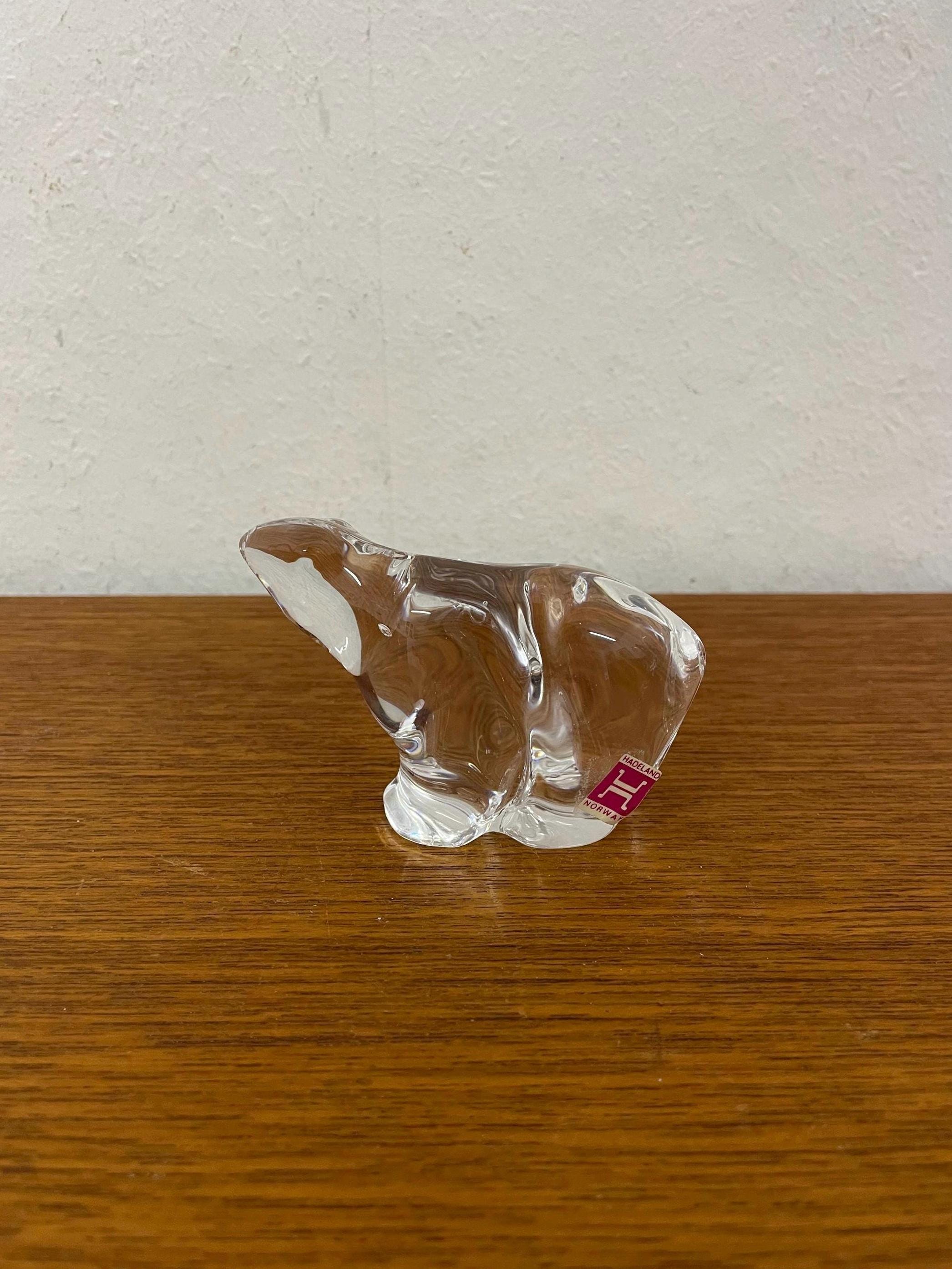 Hadeland Norway Glass Polar Bear - Etsy Hadeland Norway Glass Polar Bear - Etsy