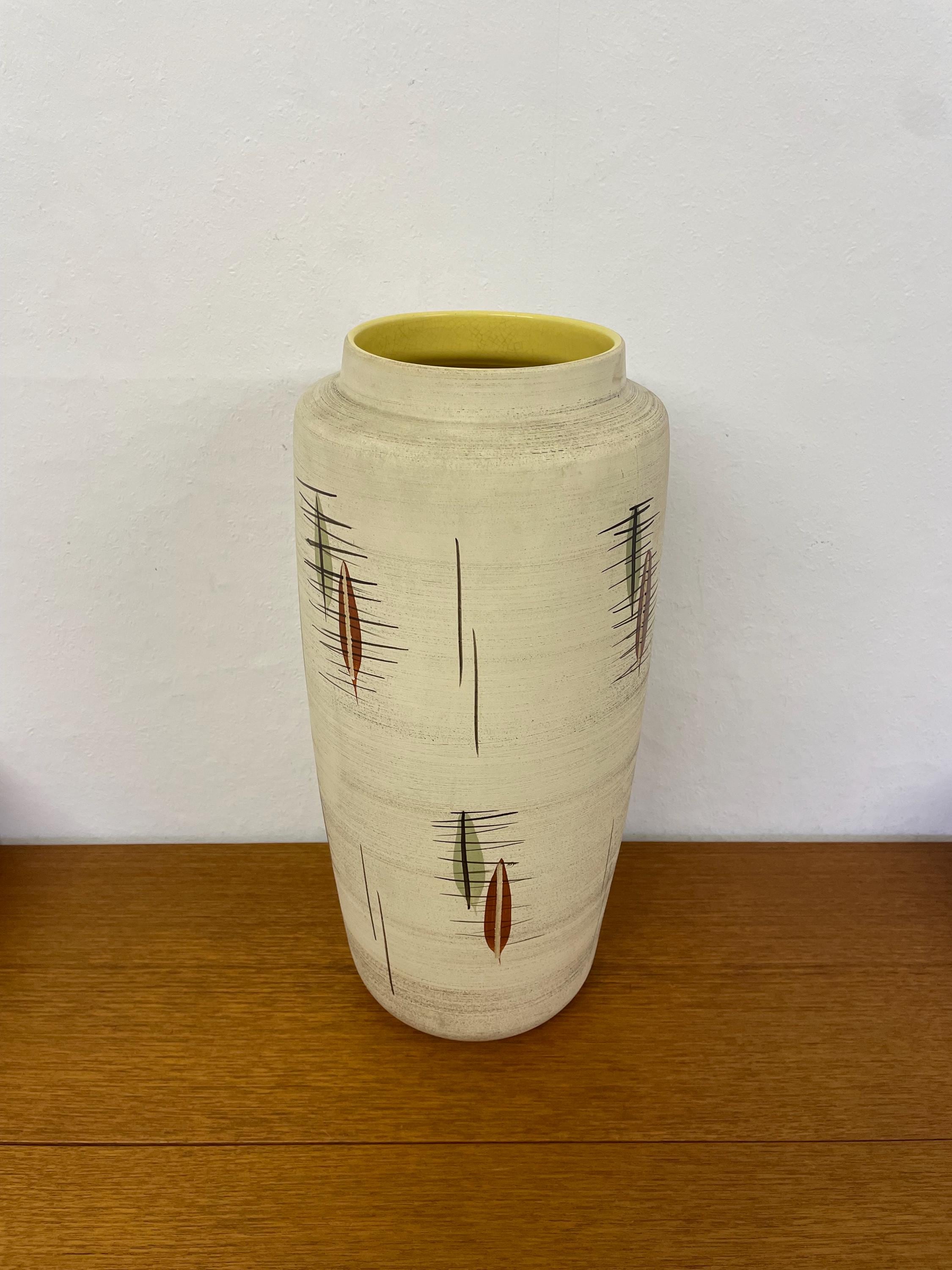 Large Bay Ceramic Vase 614 40 Made in West Germany 50s 60s Mid