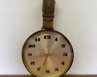 Junghans ATO-MAT S 掛時計 ゴールド Stylish Design Junghans Ato-mat Wall Clock in General