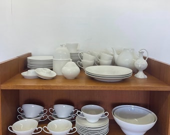 1/60 Rosenthal &quot;Romance&quot; tableware by Björn Wiinblad made of porcelain with fine pattern 70s Mid Century Vintage