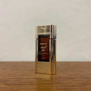 Mini Vintage Catier Must de Catier Parfum Eau de Toilette 4ml miniature bottle fragrance