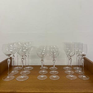 Rosenthal studio-linie グラス6個セット Vintage Set Of 6 Rosenthal Studio Linie Glass Cups/ Wine