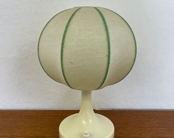 Lampe de table / lampe de chevet Cocoon vintage de Goldkant avec bords verts années 70 milieu du siècle