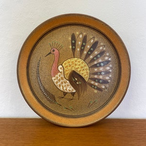 Wall plate plate decoration Porta Celi Spain Mid Century 70s vintage