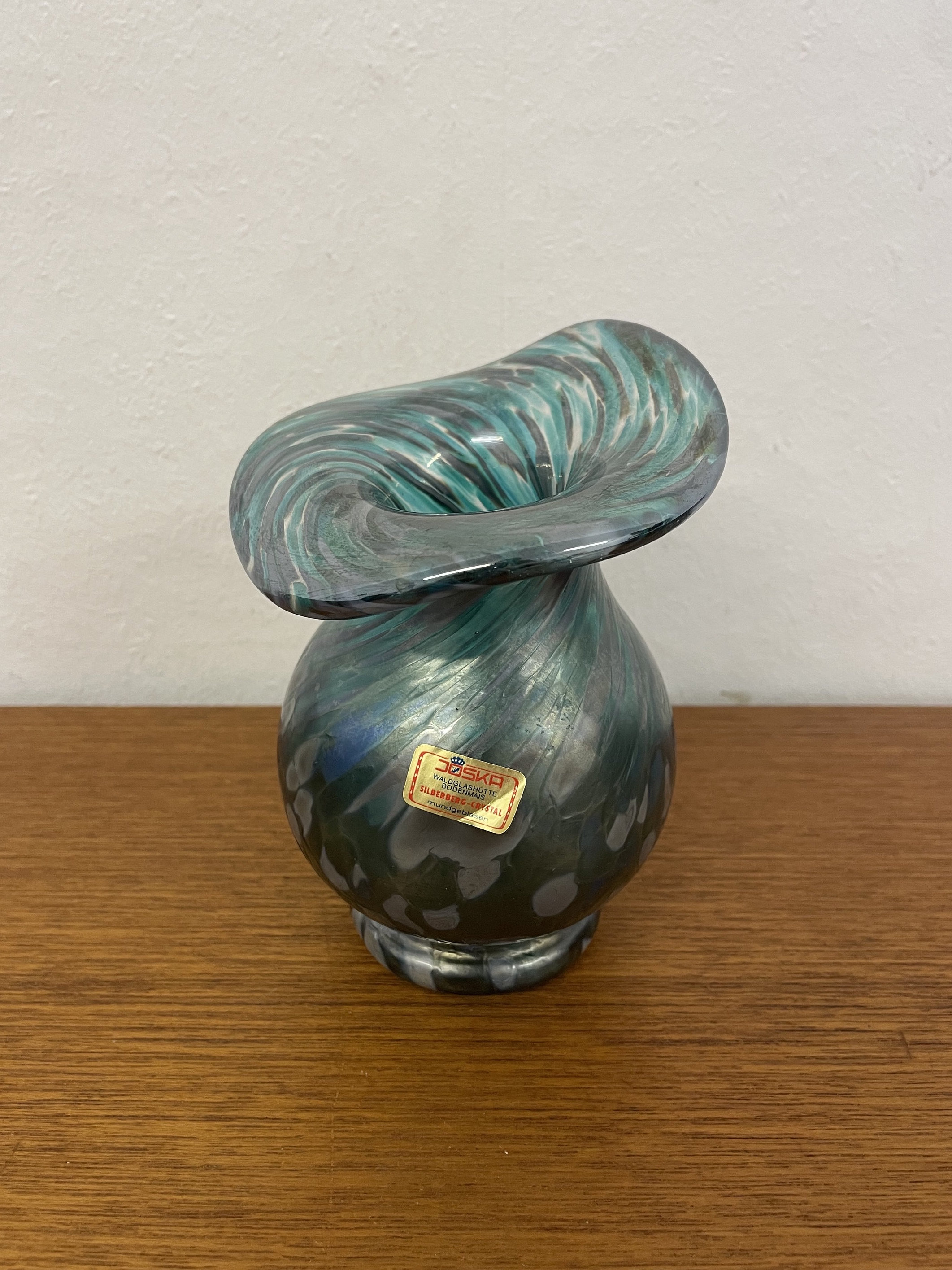 Joska Glass Vase Waldglashütte Dodenmais Silberberg-crystal