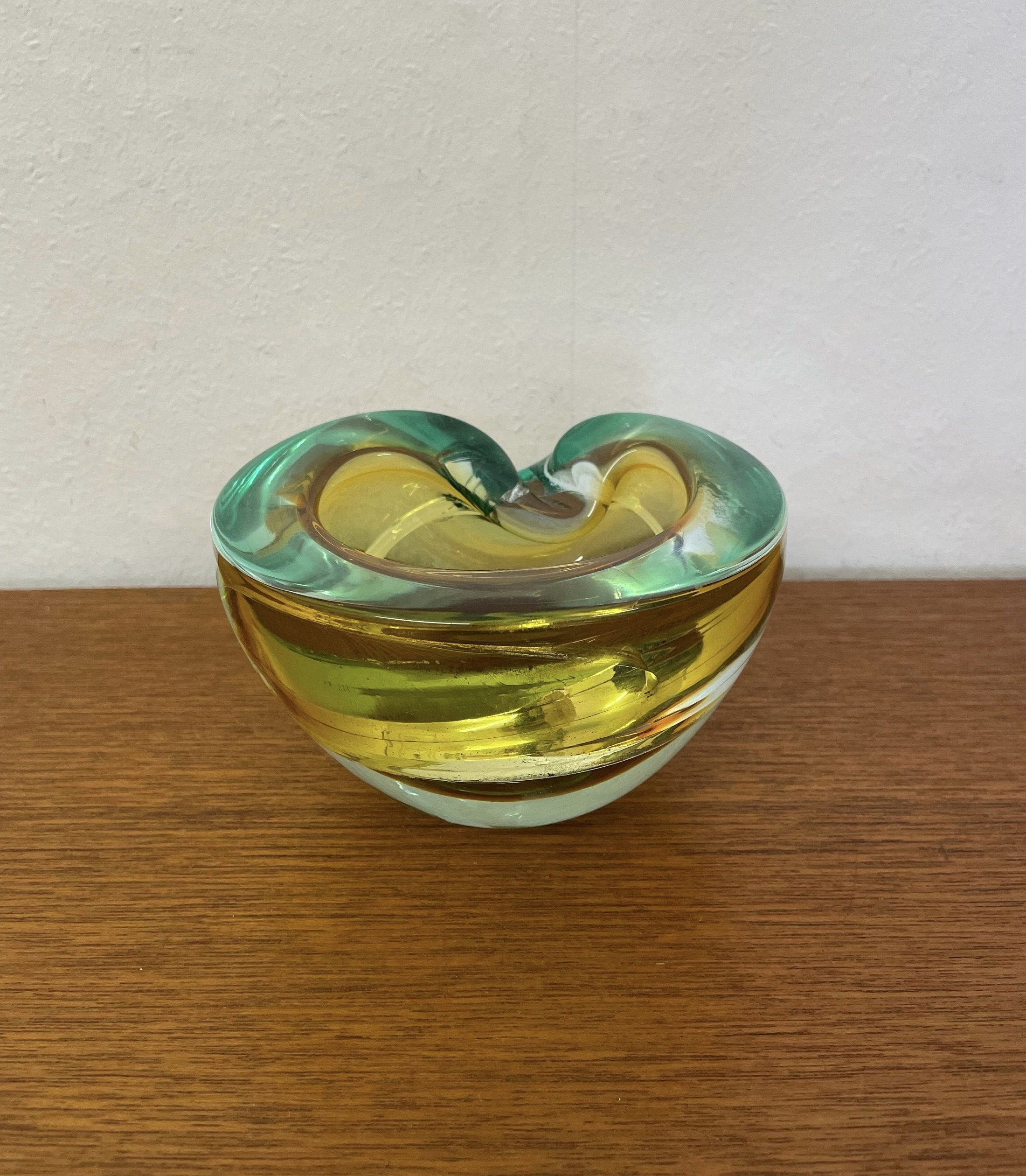 MURANO GOLD 24K HAND DECORATED ムラノ 灰皿 MURANO GOLD 24K HAND DECORATED ムラノ 灰皿