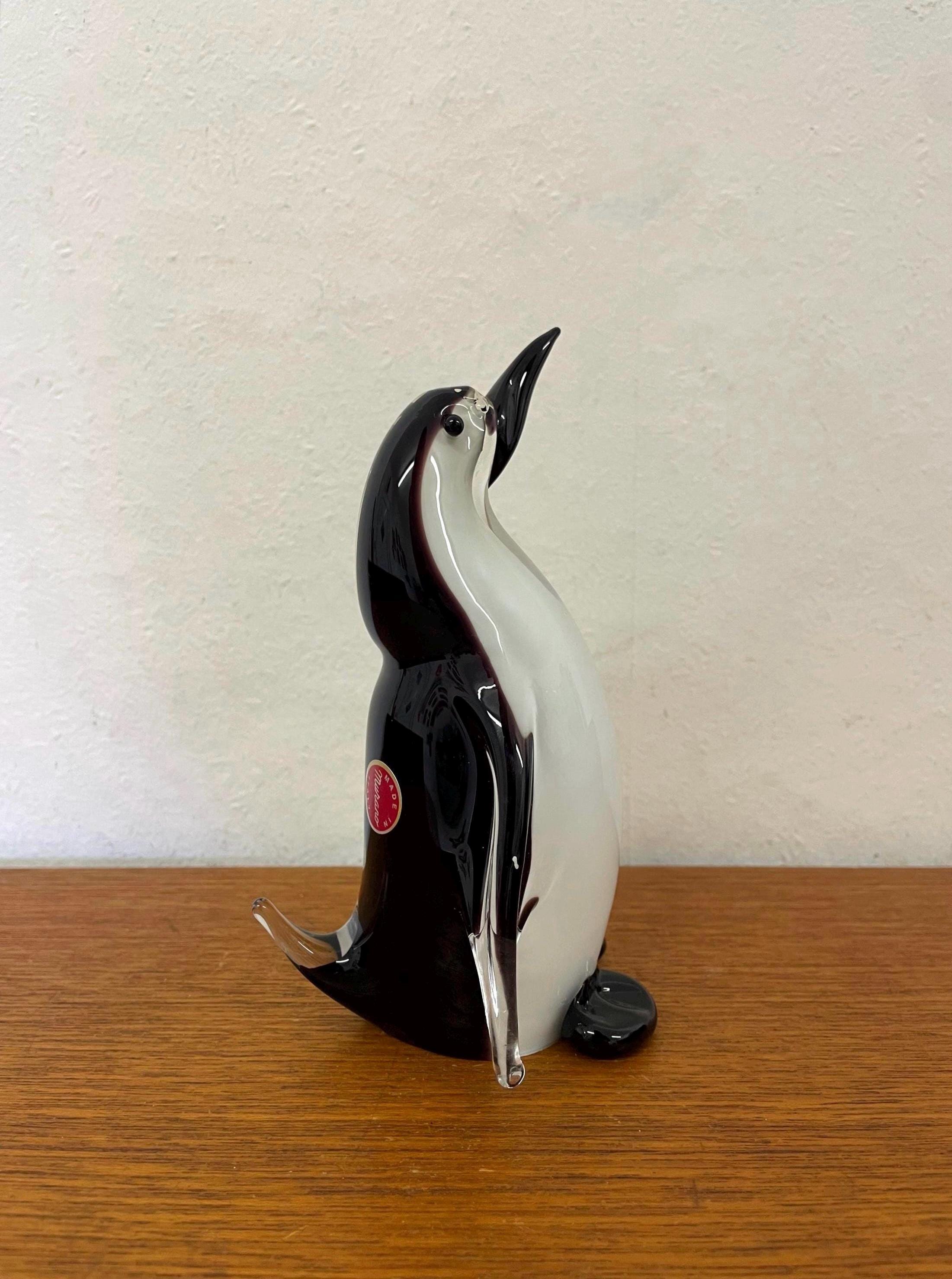 ムラーノガラス ペンギン置物 27cm Murano Italy ヴィンテージ ムラーノガラス ペンギン置物 27cm Murano Italy ヴィンテージ