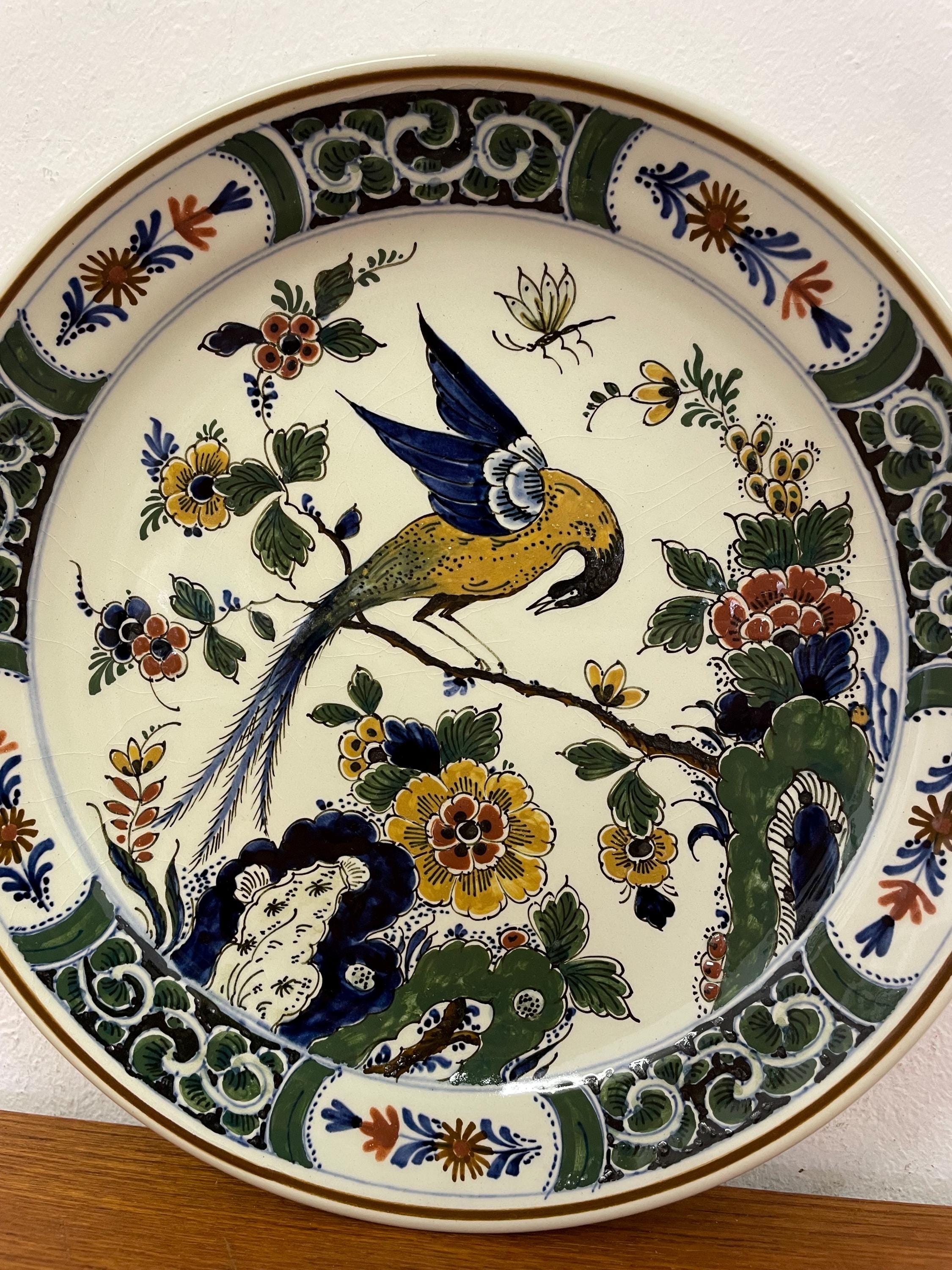 1/3 ロイヤルデルフト ポリクローム花瓶、ウォールプレート