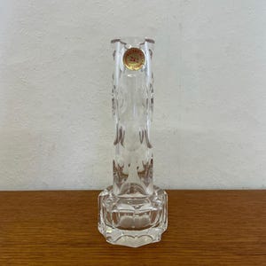 Nachtmann crystal vase made of 24% lead crystal glass 60s Mid Century Vintage