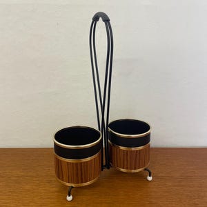 Mid Century Bottle Carrier / Bottle Holder / Carrier for Glasses 50s 60s Vintage