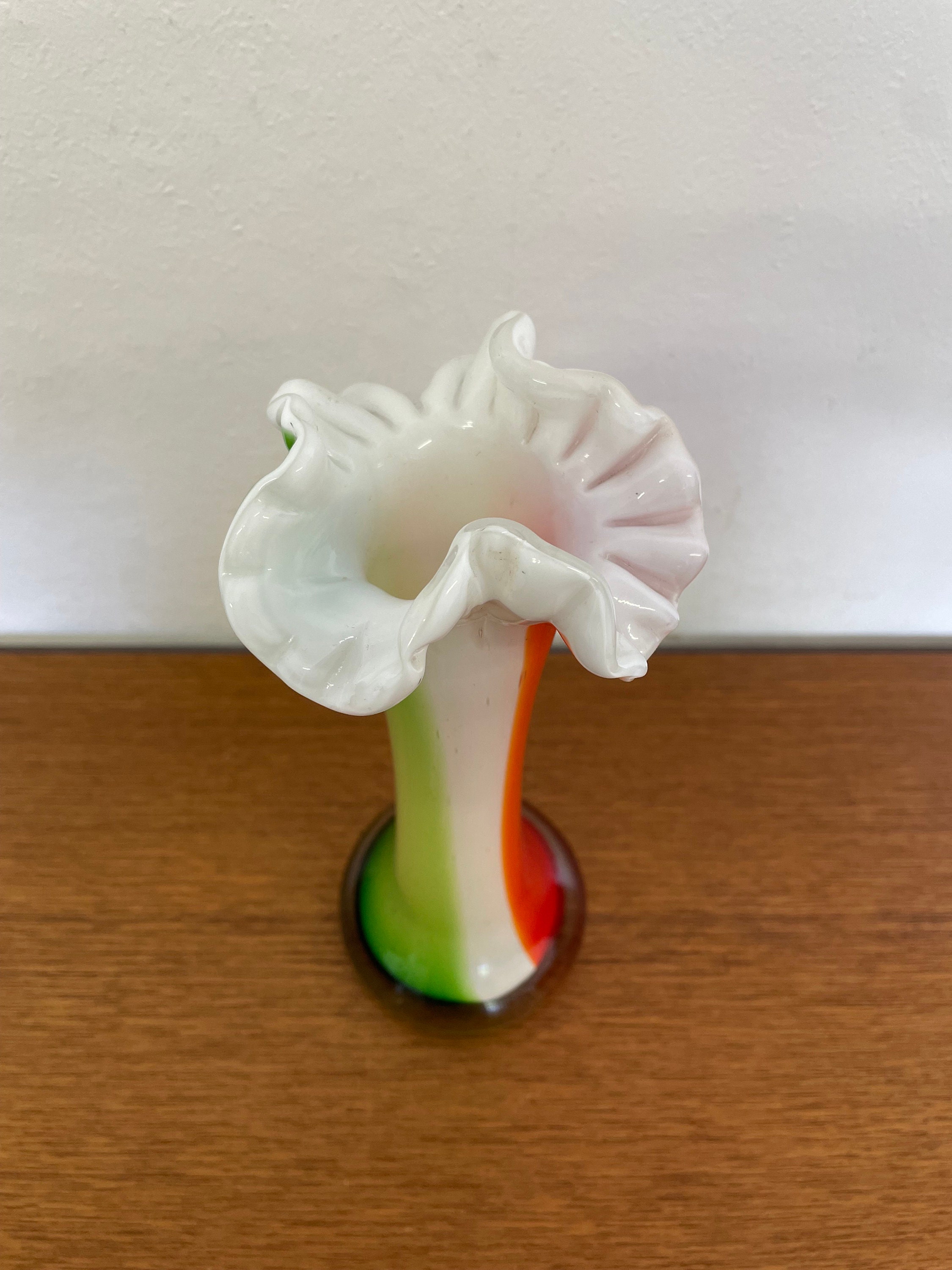 ミッドセンチュリー　ヴィンテージムラーノガラス　花瓶　オブジェ ミッドセンチュリー ヴィンテージムラーノガラス 花瓶 オブジェ