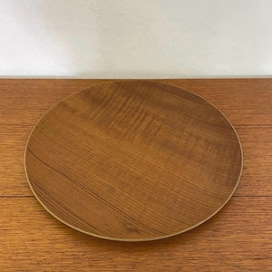 Mid Century Teak Tray / Plate 60s 70s Vintage