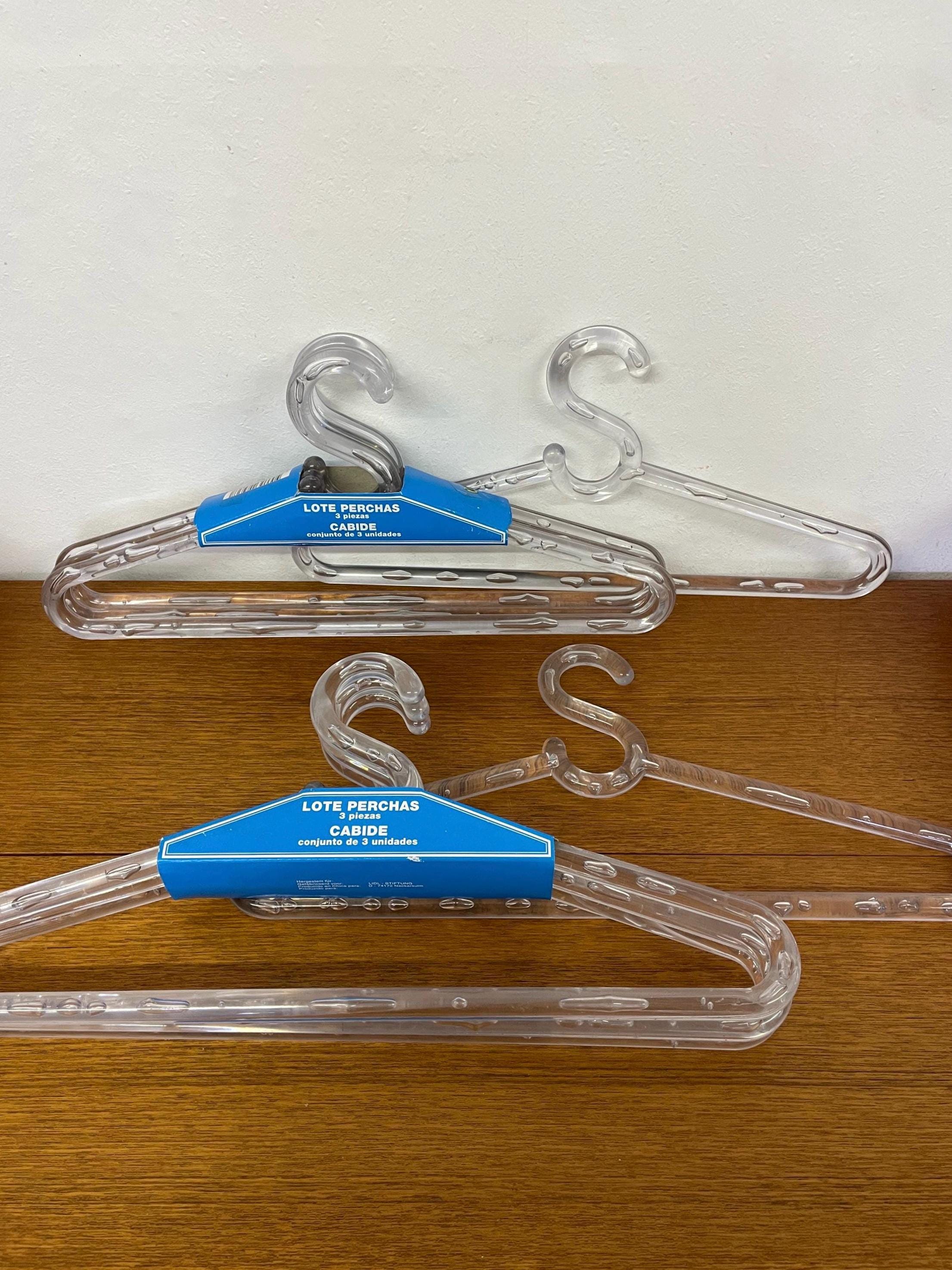 Set of 4 Plastic Coat Hangers 70s Mid Century Vintage - Etsy