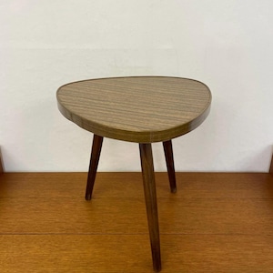 Mid Century Flower Stool / Table made of Wood 60s 70s Mid Century Vintage