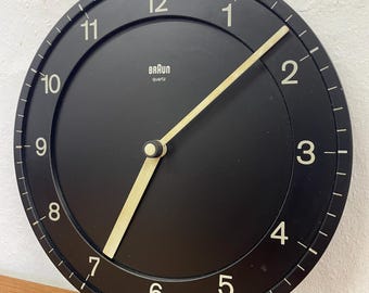 80S オリジナル BRAUN ABW30 TYPE 4861 ウォールクロック BRAUN ABK 30 Wall Clock Type 4861 - 1982 by Dietrich Lubs Germany